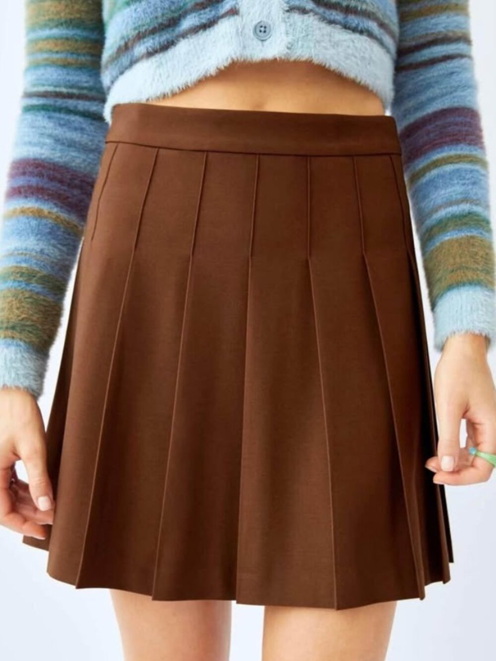 Aritzia Wilfred Pleated Mini Skirt